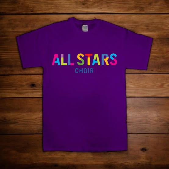 Purple All Stars T shirt
